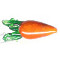 25mm Lampwork Glass CARROT Charm/Pendant Bead