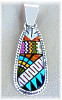 Gemstone Inlay Pendant