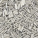 1/16" x 3/16" (4mm) BUGLE BEADS: Transparent S/L