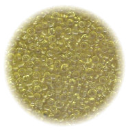 10/o Czech SEED BEADS - Transparent Topaz