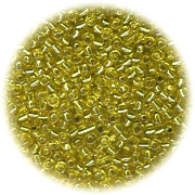 10/o Czech SEED BEADS - Transparent Amber, S/L