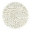 11/o French SEED BEADS - Alabaster White Translucent
