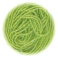 11/o Czech SEED BEADS - Trans. Apple Green