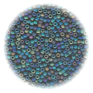 11/o Japanese SEED BEADS - Blue, Bronze, Purple Irid. Matte