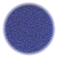 11/o Japanese SEED BEADS - Cobalt Blue Trans. Matte