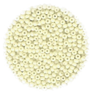 11/o Czech SEED BEADS - Cream Greasy Glass