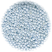 11/o Czech SEED BEADS - Pale Crow Blue