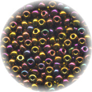 11/o Japanese SEED BEADS - Dk. Gold Metallic Rainbow Irid.