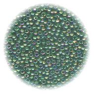 11/o Japanese SEED BEADS - Dark Leaf Green Irid.