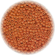 11/o Japanese SEED BEADS - Dark Pumpkin Orange