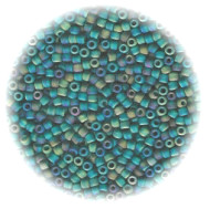 11/o Japanese SEED BEADS - Dk. Teal Opal Matte