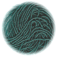 11/o Czech SEED BEADS - Trans. Dark Teal