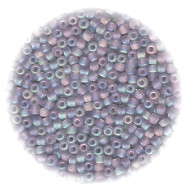 11/o Japanese SEED BEADS - Lt. Purple Trans. Irid. Matte