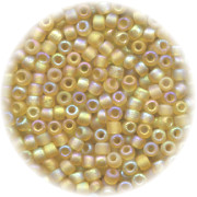 11/o Japanese SEED BEADS - Trans. Light Topaz Irid.