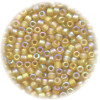 11/o Japanese SEED BEADS - Trans. Light Topaz Irid.