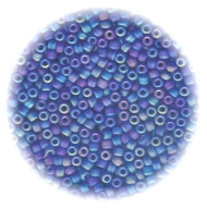 11/o Japanese SEED BEADS - Med. Blue Irid. Matte