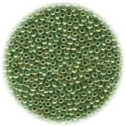 11/o Japanese SEED BEADS - Metallic Olive Green