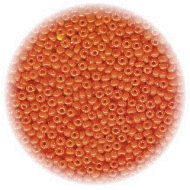 11/o Czech SEED BEADS - Reddish Orange