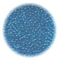 11/o Czech SEED BEADS - Trans. Chicory Blue
