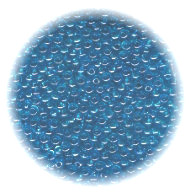 11/o Czech SEED BEADS - Trans. Chicory Blue