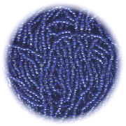 11/o Czech SEED BEADS - Trans. Cobalt Blue