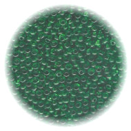 11/o Czech SEED BEADS - Transparent Green