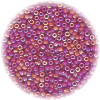 11/o Japanese SEED BEADS - Trans. Red Irid. Matte
