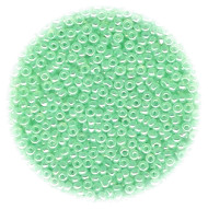 11/o Japanese SEED BEADS - Trans. Spring Green Luster