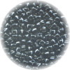 11/o Czech SEED BEADS - Striped, White on Black