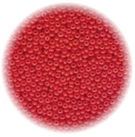 12/o Czech SEED BEADS - Light Red