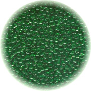 12/o Czech SEED BEADS - Trans. Dark Green