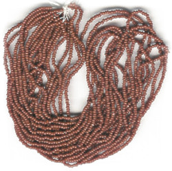 13/o Czech CHARLOTTE Beads - Opaque Brown