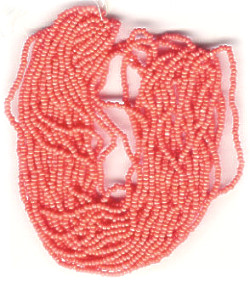 13/o Czech CHARLOTTE Beads - Opaque Coral