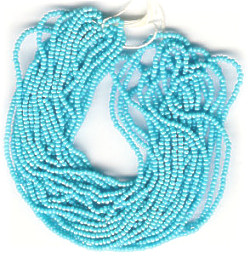 13/o Czech CHARLOTTE Beads - Light Blue