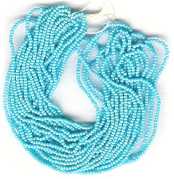 13/o Czech CHARLOTTE Beads - Light Blue