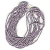 13/o Czech CHARLOTTE Beads - Lt. Purple (1/2 hank)