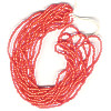 13/o Czech CHARLOTTE Beads - Lt. Red (1/2 hank)