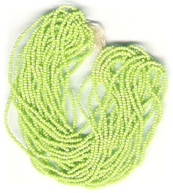 13/o Czech CHARLOTTE Beads - Lime Green