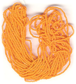 13/o Czech CHARLOTTE Beads - Lt. Orange