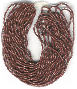 13/o Czech CHARLOTTE Beads - Med. Brown