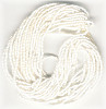 13/o Czech CHARLOTTE Beads - Opaque White