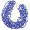 13/o Czech CHARLOTTE Beads - Royal Blue (1/2 hank)