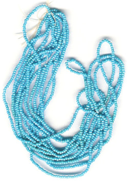 13/o Czech CHARLOTTE Beads - Sky Blue (1/2 hank)