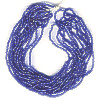 13/o Czech CHARLOTTE Beads - Trans. Cobalt (1/2 hank)