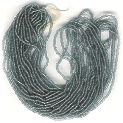 13/o Czech CHARLOTTE Beads - Trans. Grey