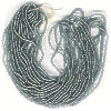 13/o Czech CHARLOTTE Beads - Trans. Grey