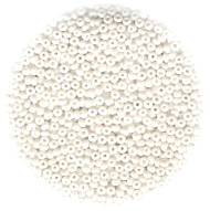 13/o Czech SEED BEADS - Chalk White