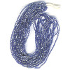 13/o Czech 3-CUT Beads - Blue Irid.