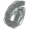 13/o Czech 3-CUT Beads - Gunmetal