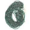 13/o Czech 3-CUT Beads - Trans. Dark Green